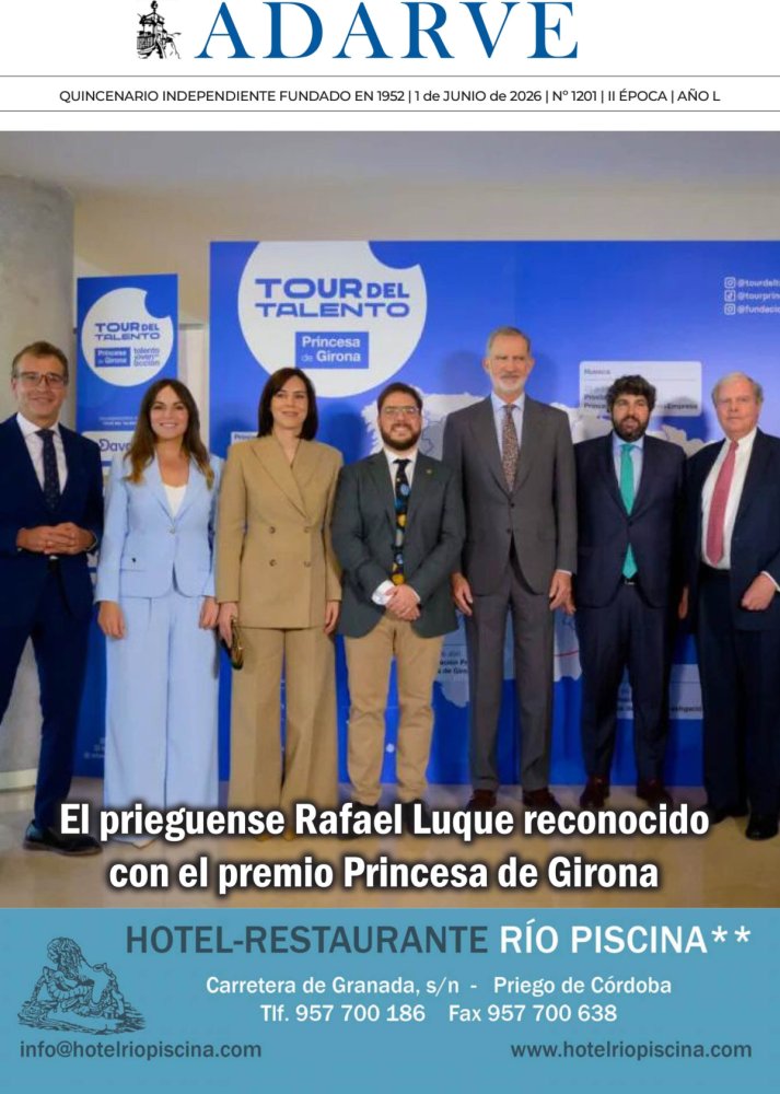 Imagen Ya esta a la venta el ADARVE nº 1201 correspondiente al 1 de junio de 2026
